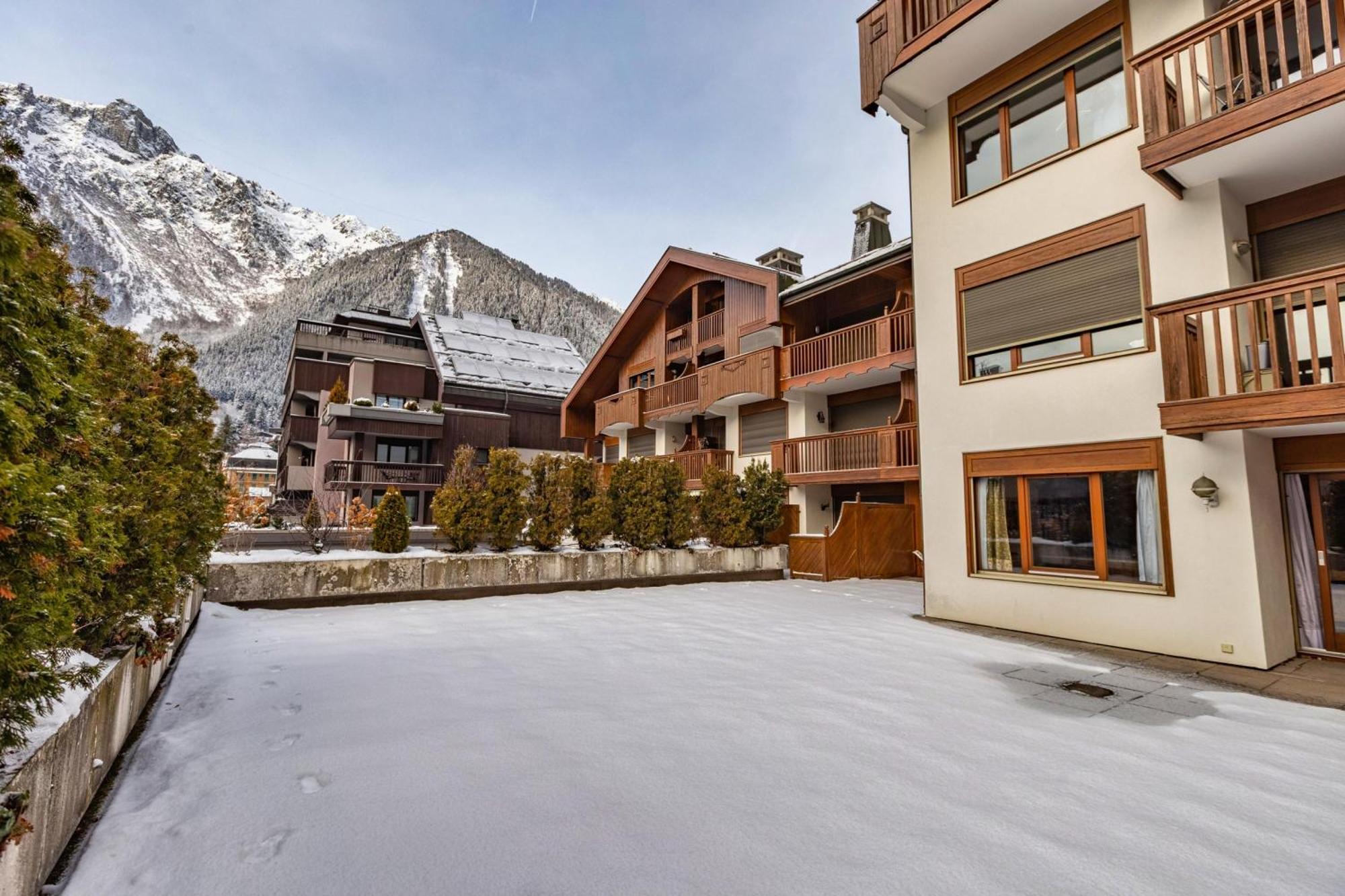 Duplex Aiguille Du Midi Large Terrasse - Happy Rentals Chamonix Ngoại thất bức ảnh