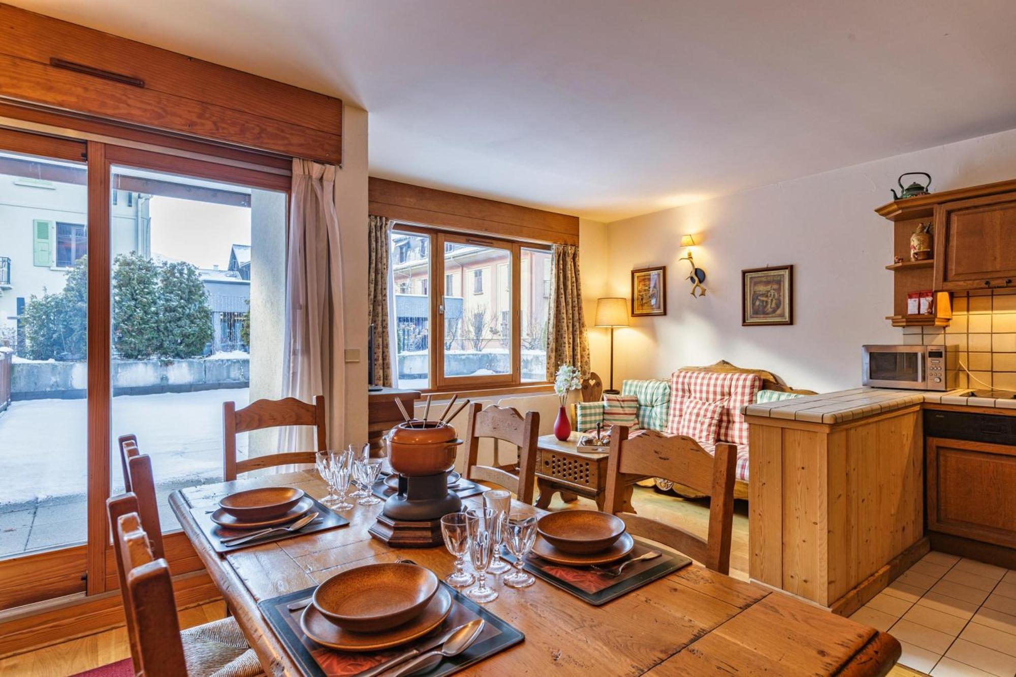 Duplex Aiguille Du Midi Large Terrasse - Happy Rentals Chamonix Ngoại thất bức ảnh