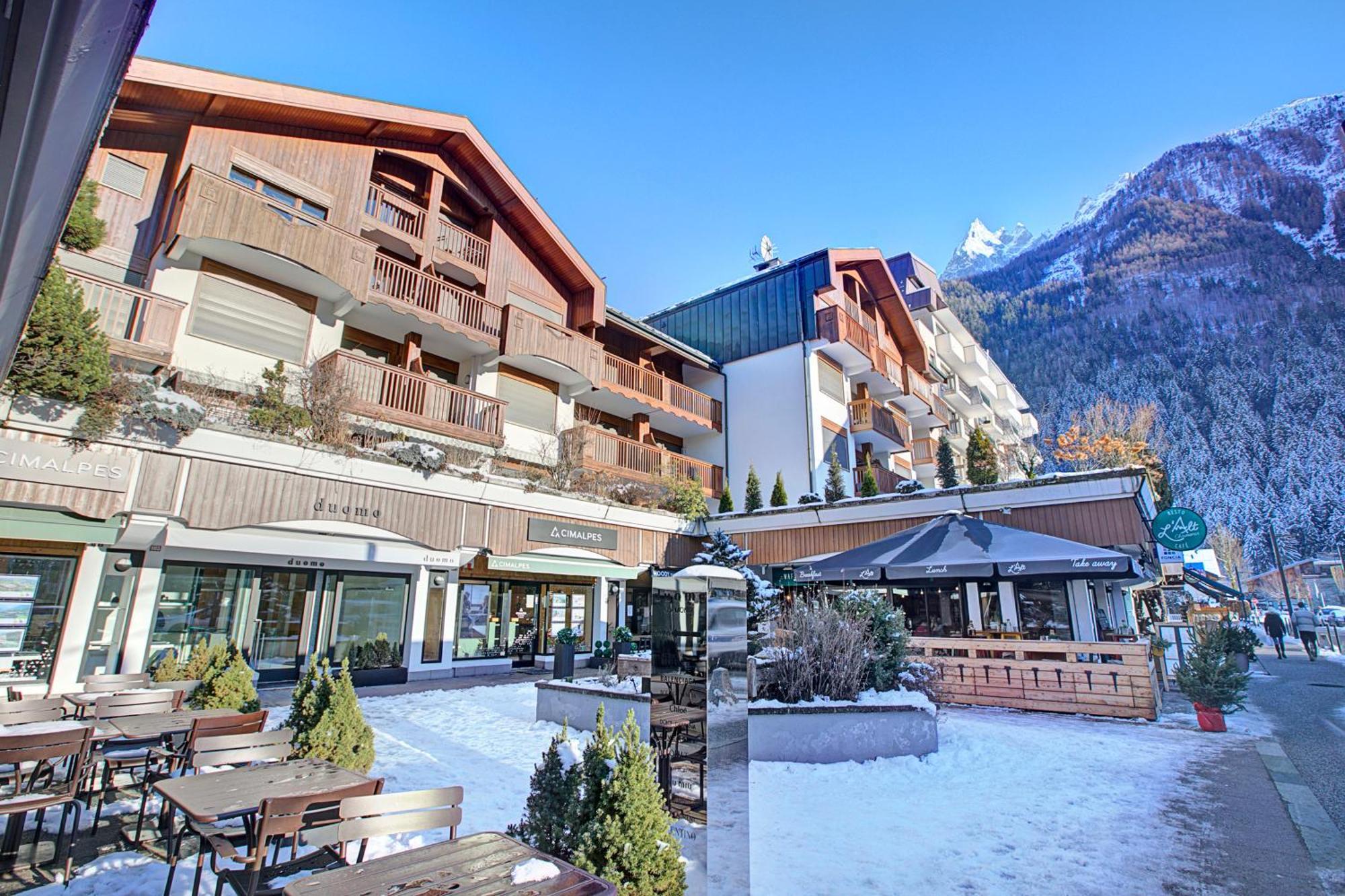 Duplex Aiguille Du Midi Large Terrasse - Happy Rentals Chamonix Ngoại thất bức ảnh
